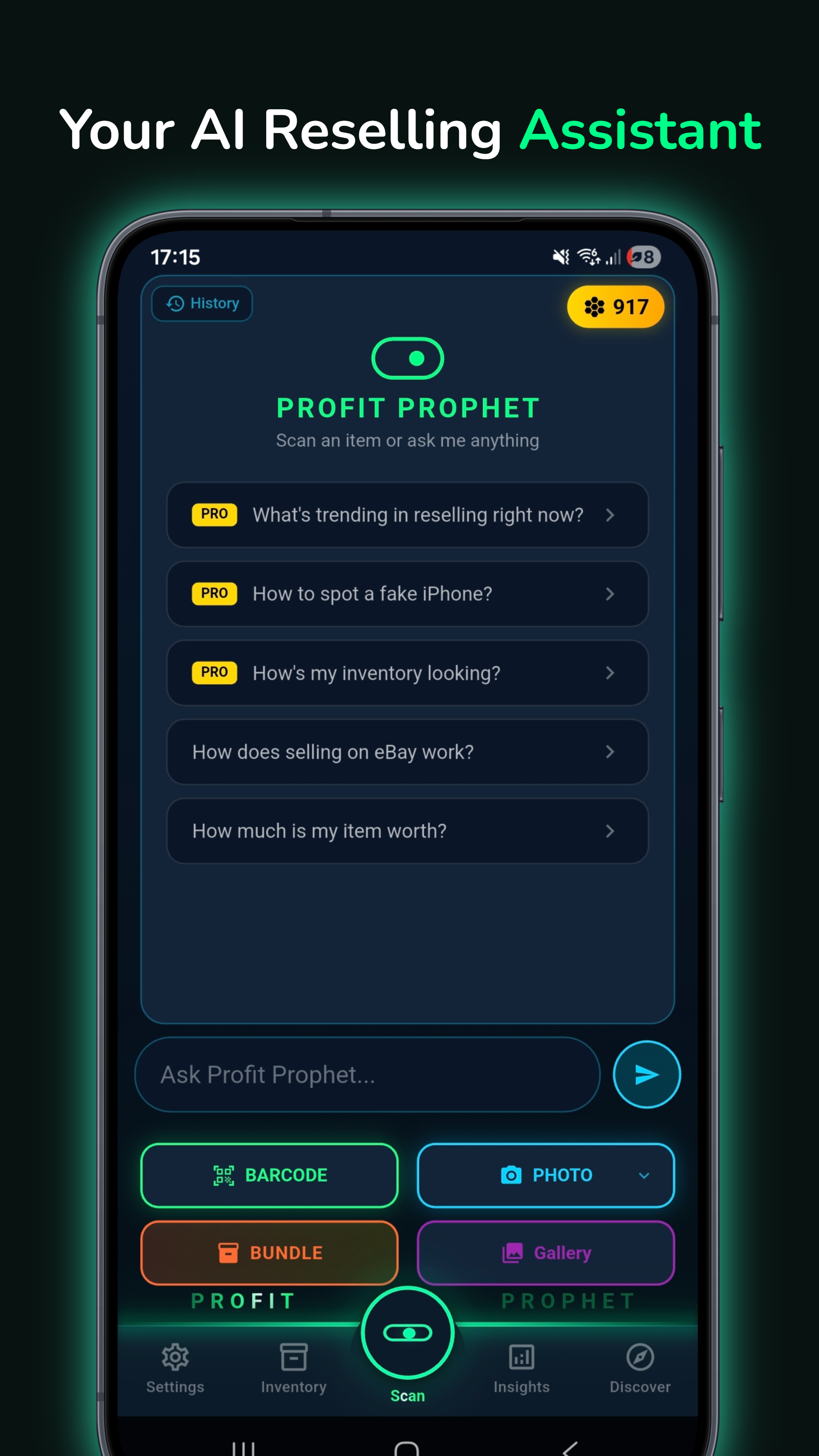 Profit Prophet Scanner